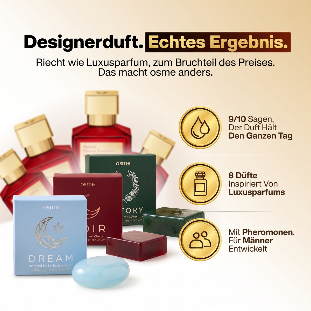 Jeden Tag unwiderstehlich riechen